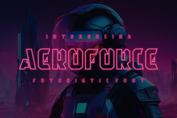 Aeroforce: The Futuristic Display Font for Modern Branding