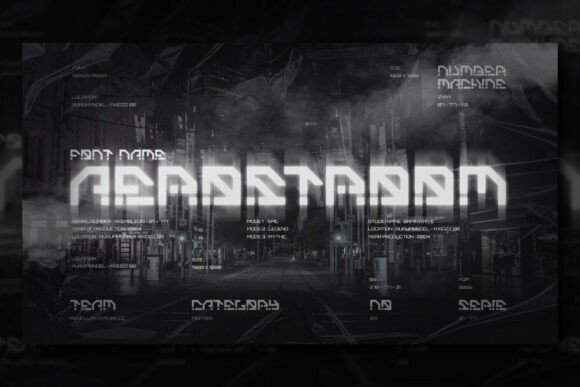 Aerostroom: Futuristic Font for Web Design