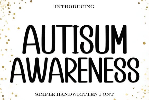 Autisum Awareness Font for Business Branding