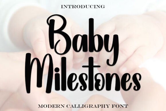 Baby Milestones Font Review