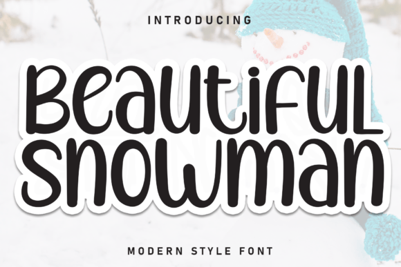 Beatiful Snowman Font