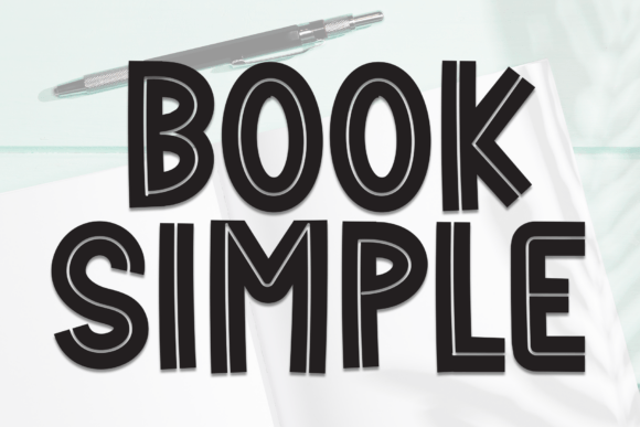 Book Simple: A Cute Font for Business Branding