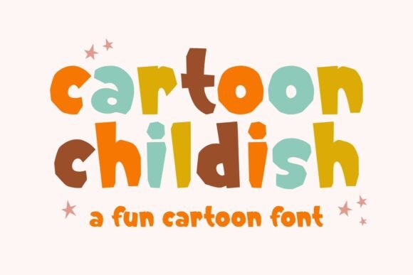 Cartoon Childish Font