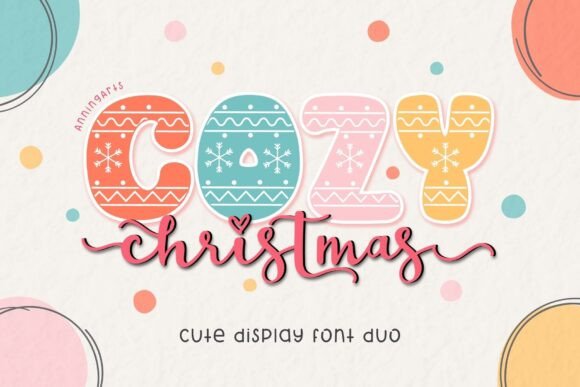 Cozy Christmas Duo Font for Holiday Campaigns