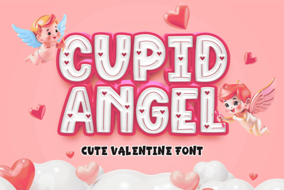 Cupid Angel: A Charming Display Font for Romantic Editorial Design