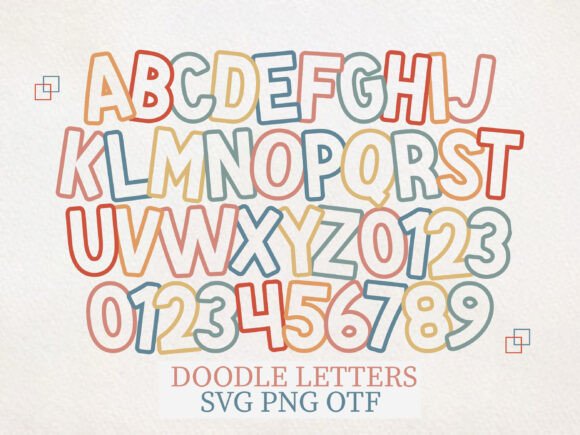 Doodle Letters: The Perfect Display Font for Crafters