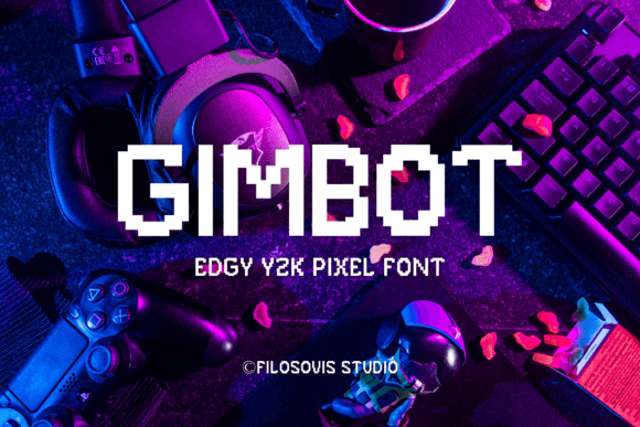 Gimbot Font for Editorial Design