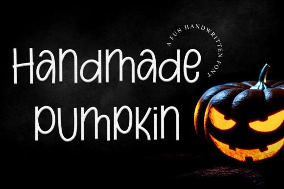 Handmade Pumpkin Font