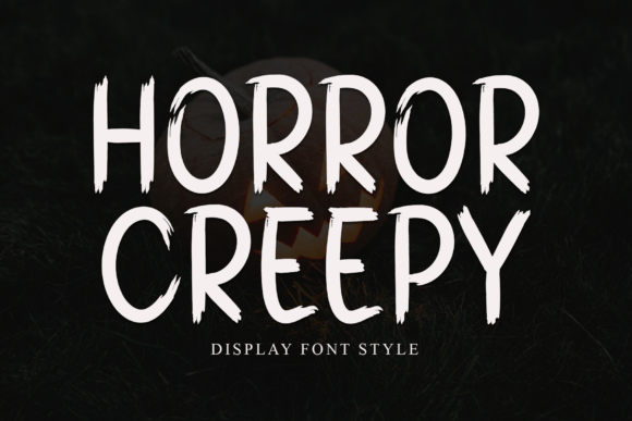 Horror Creepy Font Review: Bold Spooky Display Type
