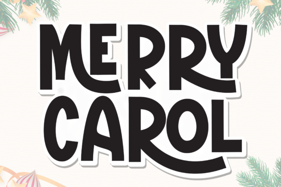 Merry Carol Font for Creative Projects