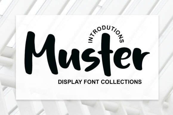 Muster Font for Web Design