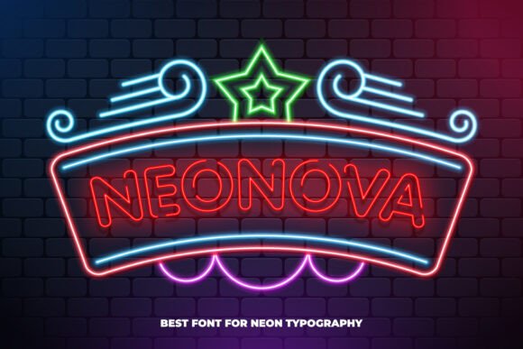 Neonova: A Bold Display Font for Digital Campaigns