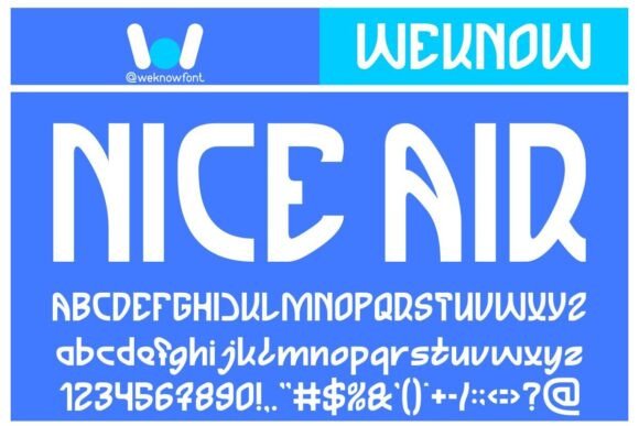 Nice Air Font for Bold Campaigns