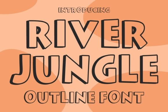 River Jungle Font: A Bold Display Choice for Winter Branding