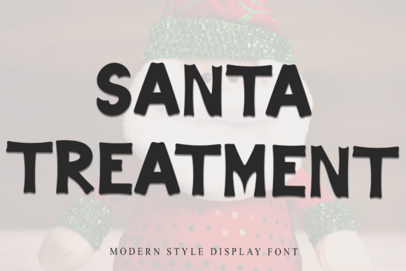 Santa Treatment Font for Bold Campaigns