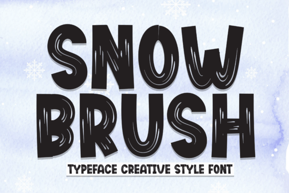 Snow Brush Font: Bold Typography for Small Business Brands