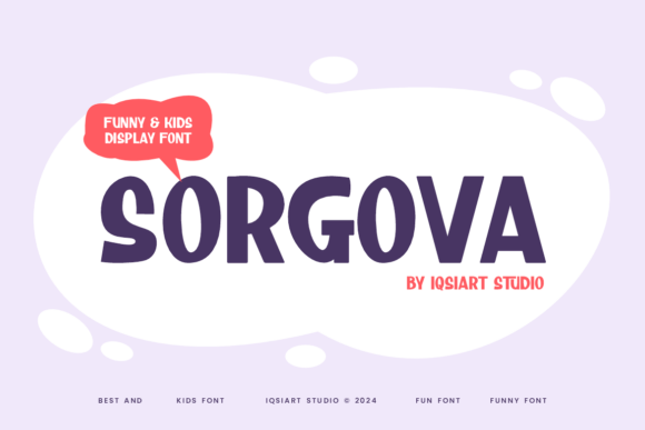 Sorgova: A Joyful Display Font for Creative Projects
