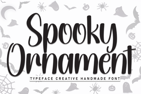 Spooky Ornament Font for Halloween Campaigns