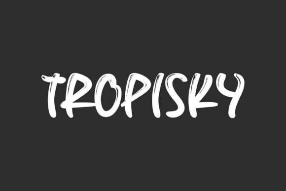 Tropisky Font: Summer Style for Small Business Branding