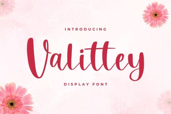 Valittey: A Bold Display Font for Creative Projects