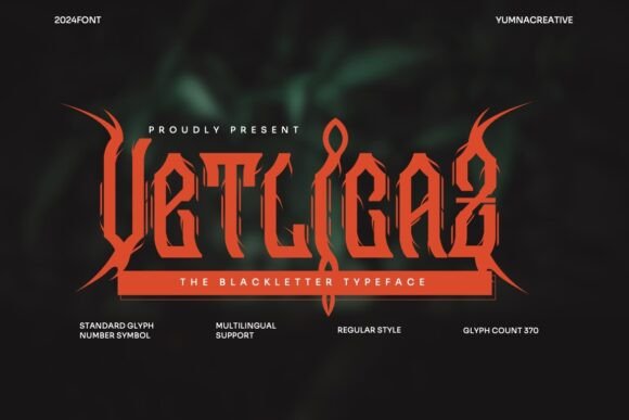 Vetlicaz Font for Bold Editorial Design