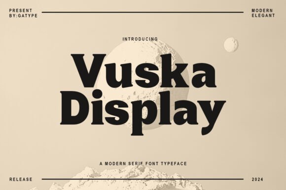 Vuska Display Font
