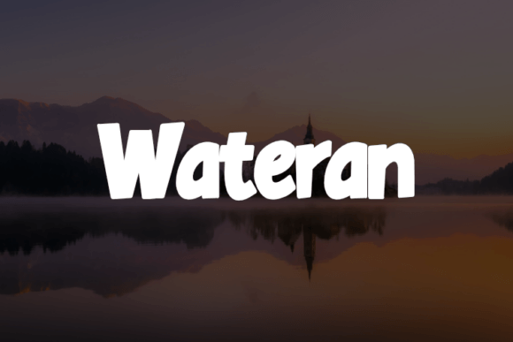 Wateran Font: Bold Design for Digital Impact