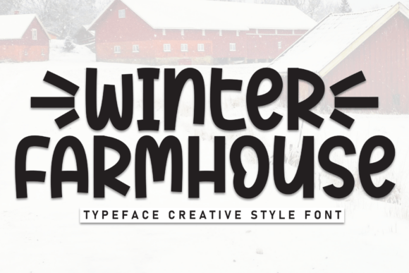 Winter Farmhouse Font for Business