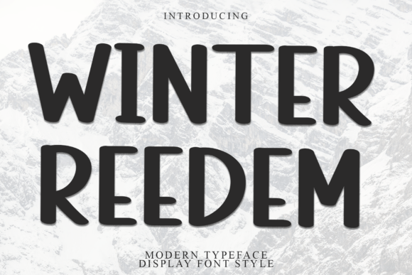 Winter Reedem: A Bold Font for Winter Branding